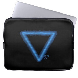 Alchemy-Symbol für Wavy Water Element Laptopschutzhülle