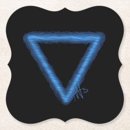 Alchemy-Symbol für Wavy Water Element Untersetzer