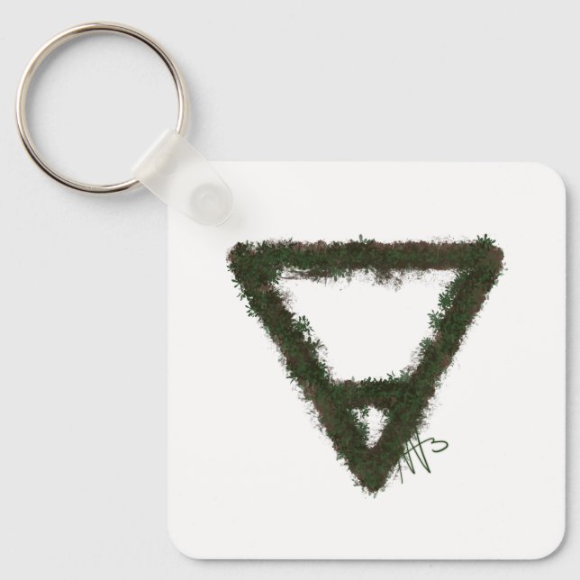 Alchemy-Symbol-Metal Schlüsselanhänger (Vorderseite)