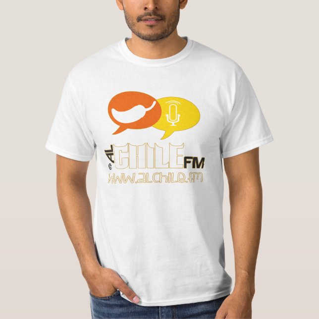 ALCHILE.FM RADIO, KUNDENGERECHTE T - SHIRTS (Vorderseite)