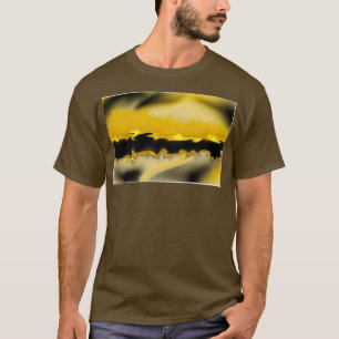 Alchimie-abstrakter Strom T-Shirt