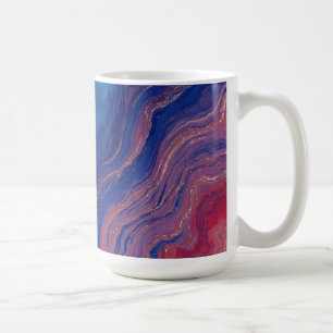 "Alchimie der Strömungen" - Ein farbenprächtiges A Kaffeetasse