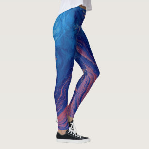 "Alchimie der Strömungen" - Ein farbenprächtiges A Leggings