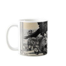 Alchimie-Laborraben-und -menschen-Schädel