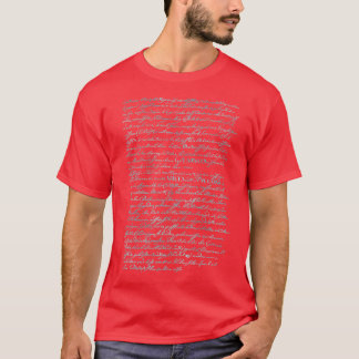 Alchimie Text Ancient Chemistry T-Shirt