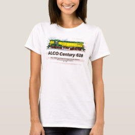 Alco C-628 Diesel Locomotive und amerikanische Fla T-Shirt