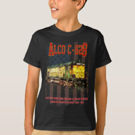 Alco C-628 Diesel Locomotive und amerikanische Fla T-Shirt
