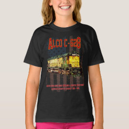 Alco C-628 Diesel Locomotive und amerikanische Fla T-Shirt