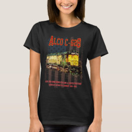 Alco C-628 Diesel Locomotive und amerikanische Fla T-Shirt