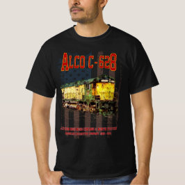 Alco C-628 Diesel Locomotive und amerikanische Fla T-Shirt