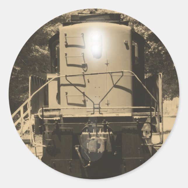 Alco S-4 Lokomotive Runder Aufkleber (Vorderseite)