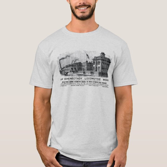 Alco-Schenectady Locomotive Works, 1870 T - Shirt (Vorderseite)