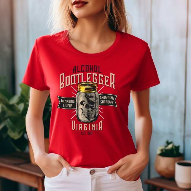 Alcohol Bootlegger Virginia T - Shirt (Von Creator hochgeladen)