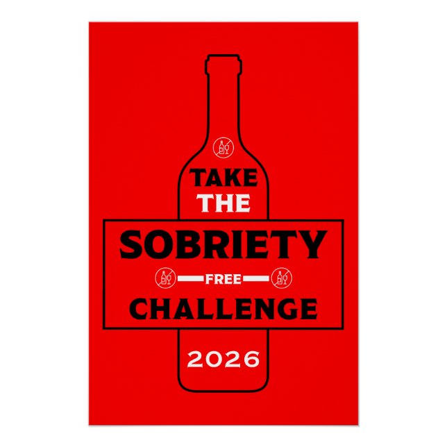  Alcohol Free And Sober Poster (Vorderseite)