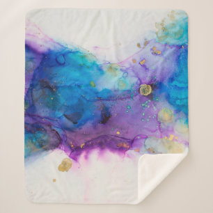 Alcohol Ink Art. Abstrakte Malerei. Alkoholtink ba Sherpadecke
