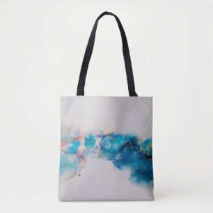 Alcohol Ink Art. Abstrakte Malerei. Alkoholtink ba Tasche
