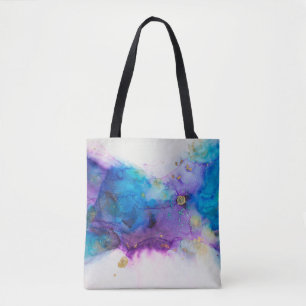 Alcohol Ink Art. Abstrakte Malerei. Alkoholtink ba Tasche