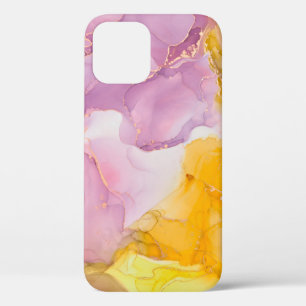 Alcohol ink colors translucent. Fluid Art. Modern Case-Mate iPhone Hülle