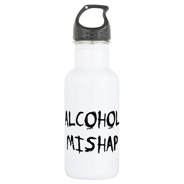 Alcohol Mishap Edelstahlflasche (Vorderseite)