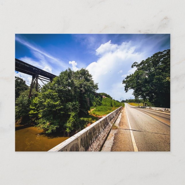 Alcovy Trestle Postkarte (Vorderseite)