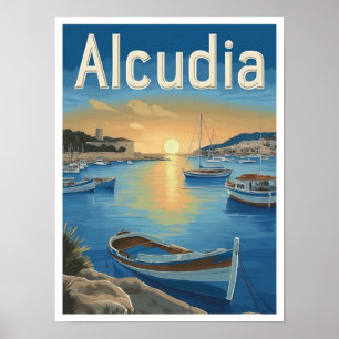 Alcudia Spanien Kunst, Dichtung und Musik Poster
