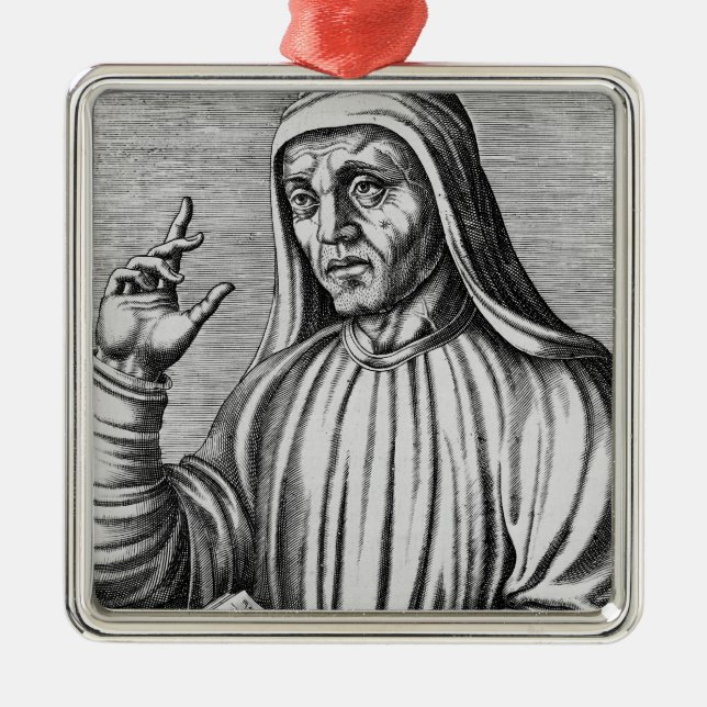 Alcuin von York Silbernes Ornament (Vorne)