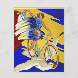 Alcyon Cycles - Vintage Fahrrad Kunst Postkarte