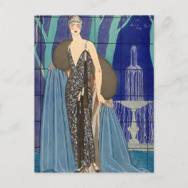 Alcyone Art Deco Postkarte