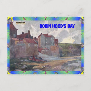 ALD YORKSHIRE - ROBIN HOOD'S BAY POSTKARTE