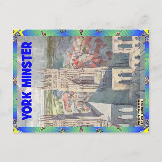 ALD YORKSHIRE - YORK MINSTER POSTKARTE (Vorderseite)