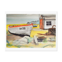 Aldeburgh, Boot am Strand – Küstenkunst