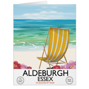 Aldeburgh Essex Beach Reiseplakat