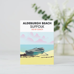 Aldeburgh Strand Suffolk Postkarte