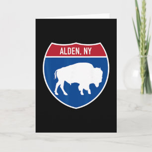 Alden New York Buffalo Ny Autobahn Interstate Schi Karte