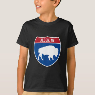 Alden New York Buffalo Ny Autobahn Interstate Schi T-Shirt