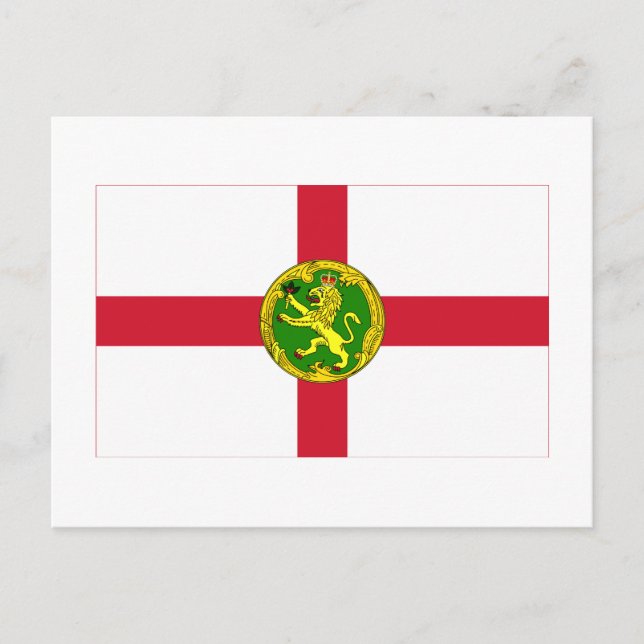 Alderney Flag Postkarte (Vorderseite)