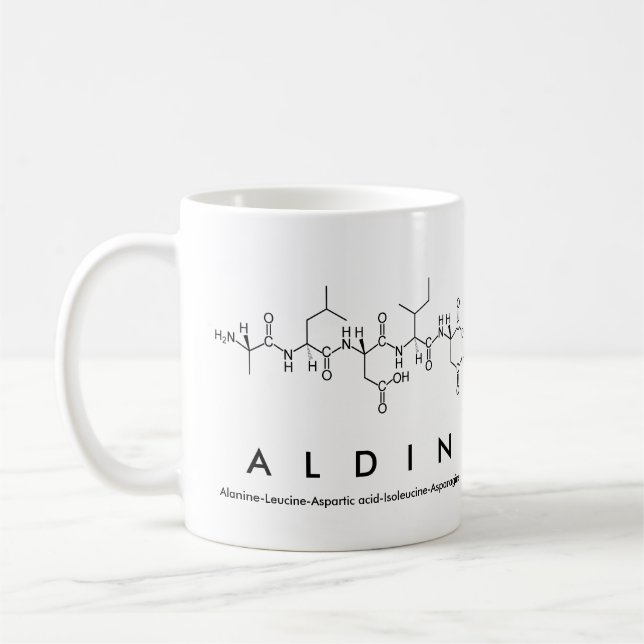 Aldin peptide nom mug (Gauche)