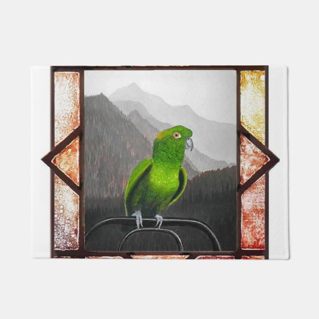 Aldo My Amazon Parrot Fußmatte (Vorderseite)