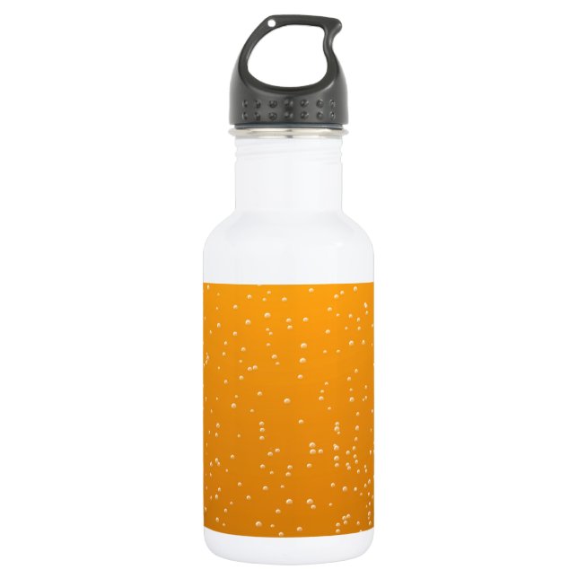 Ale mit winzigen Bläschen Edelstahlflasche (Vorderseite)