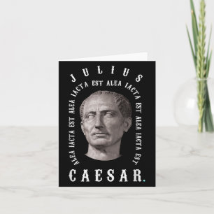 Alea Iacta Est - Der Die Latein Julius Cäses Karte