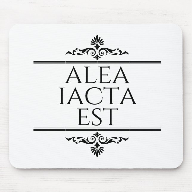 Alea Iacta Est Mousepad (Vorne)