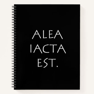 Alea Iacta Est Notizbuch