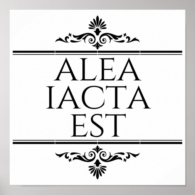Alea Iacta Est Poster (Vorne)