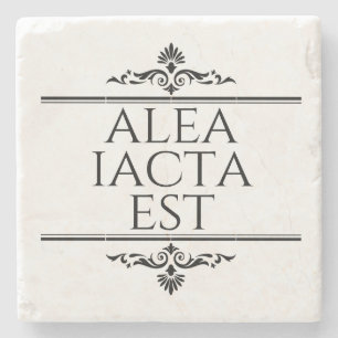 Alea Iacta Est Steinuntersetzer