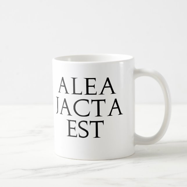 Alea Jacta Est Kaffeetasse (Rechts)
