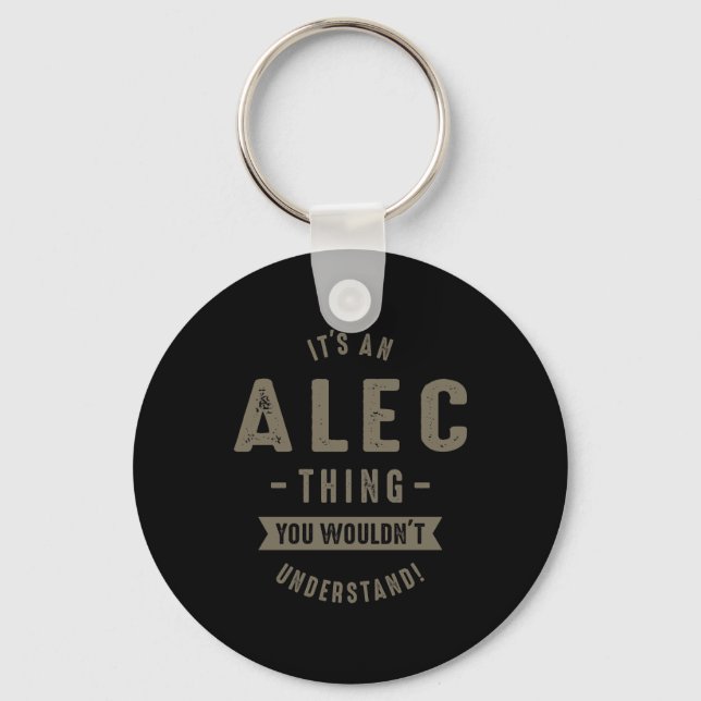 Alec Thing Schlüsselanhänger (Vorderseite)