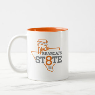 Aledobearcat-Staats-Champion 2018 "St8te" - 11oz. Zweifarbige Tasse