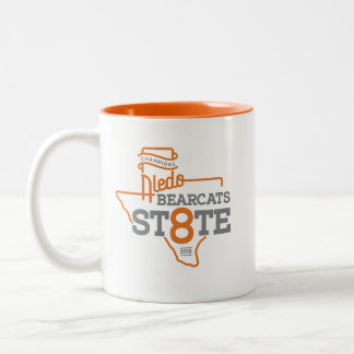 Aledobearcat-Staats-Champion 2018 "St8te" - 11oz. Zweifarbige Tasse