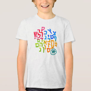 Alef Bet für Autismus T Tri-Blend Shirt