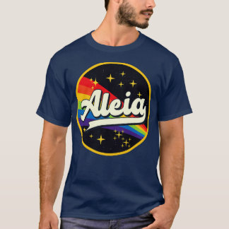 Aleia Rainbow in Space Vintag Style T-Shirt